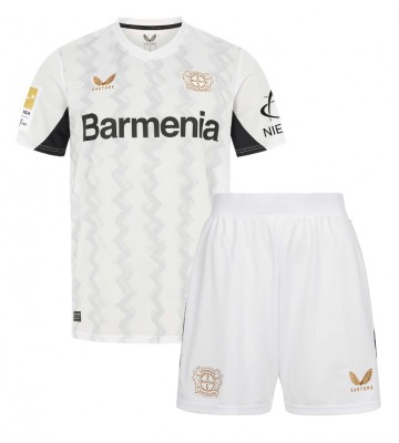 Bayer Leverkusen Replica Away Stadium Kit for Kids 2024-25 Short Sleeve (+ pants)